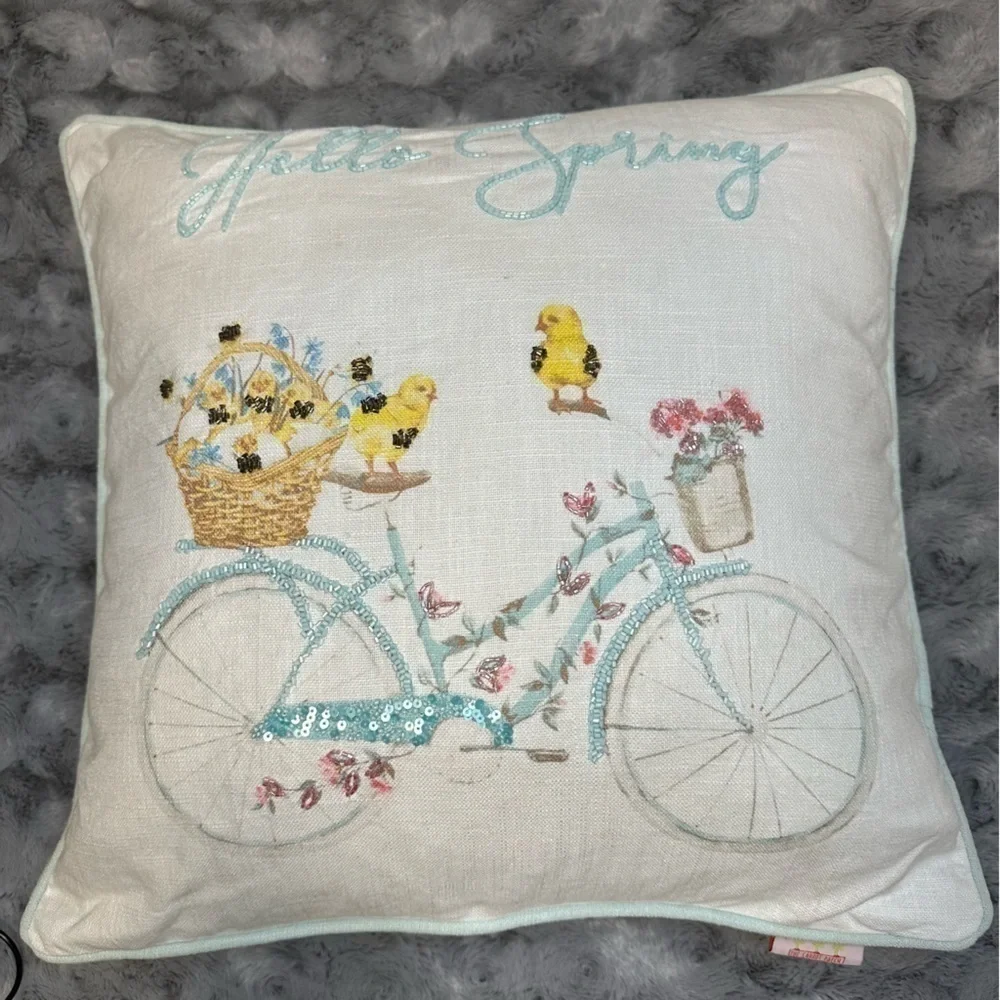 The Carrot Patch Decorative Down Pillow Hello Spring 20
